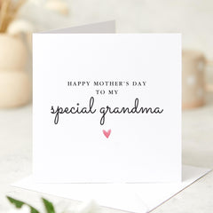 Happy Mother's Day Card for Grandma Thoughtful & Elegant Personalised Card Special Grandmother Gift with Heartfelt Message Nanny Nana Granny