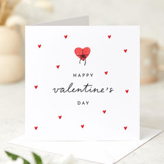 Happy Valentines Day Card Love Greeting Card Minimalist Valentine Card Classic Design Card for Loved One Romantic Valentine Gift Card
