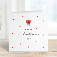 Happy Valentines Day Card Love Greeting Card Minimalist Valentine Card Classic Design Card for Loved One Romantic Valentine Gift Card
