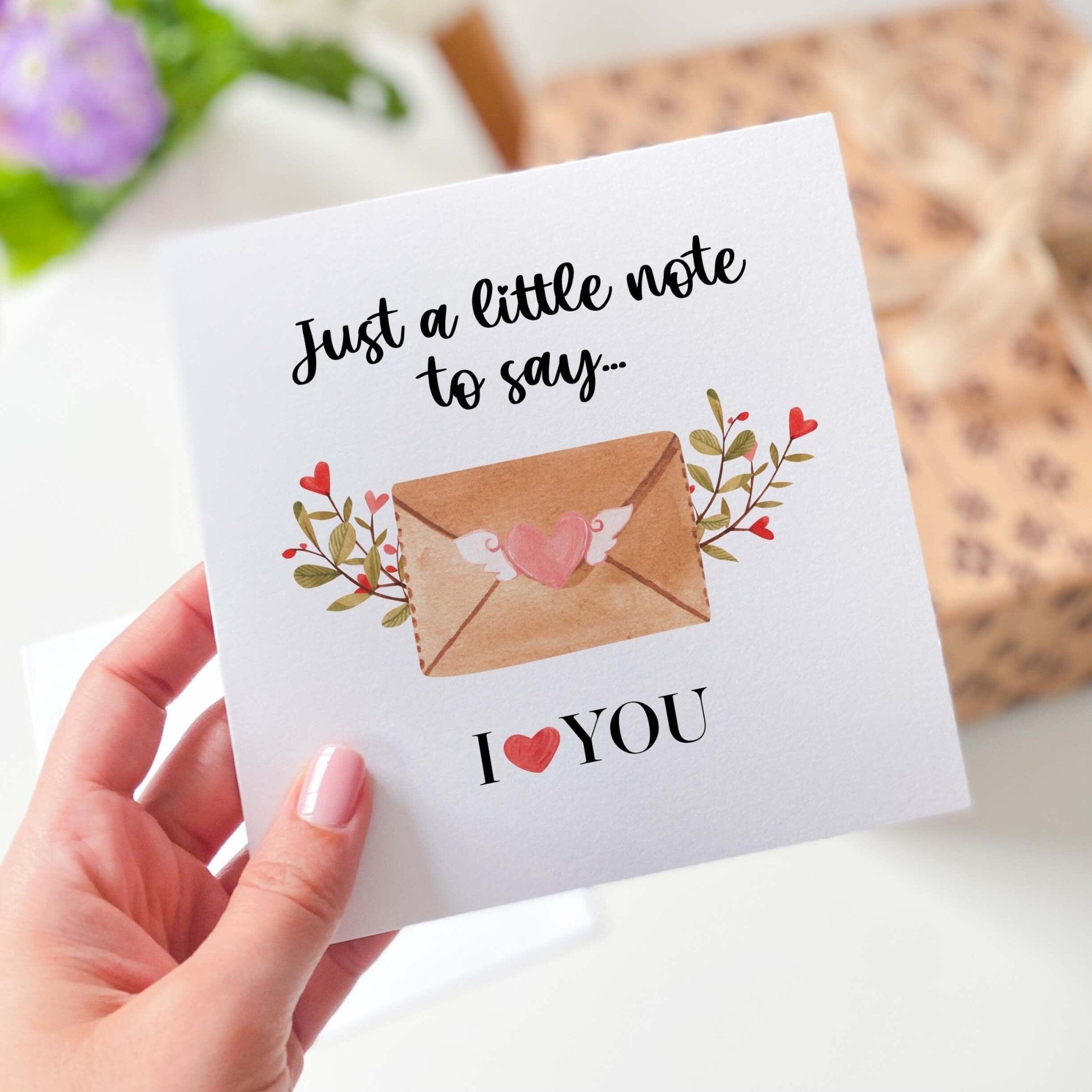 I Love You Card For Her Him Valentine's Day Get Well Soon Card For Husband Wife Boyfriend Girlfriend Birthday Romantic Gift Card Thank You