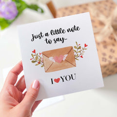 I Love You Card For Her Him Valentine's Day Get Well Soon Card For Husband Wife Boyfriend Girlfriend Birthday Romantic Gift Card Thank You