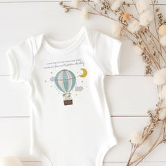 I Love You to the Moon and Stars Daddy Baby Bodysuit or Bib First Father's Day Outfit Cute Gift for New Dad from Baby Keepsake