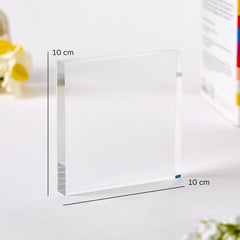 Personalised Wedding Keepsake, Newlywed Couple Gift, Wedding Date Acrylic Block