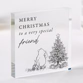 Special Friend Christmas Acrylic Plaque, Friendship Keepsake, Gift for Bestie