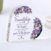 Personalised Best Friend Gift, Acrylic Plaque Birthday Gift for Friendship