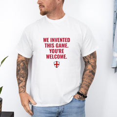 Invented the Beautiful Game World Cup 2026 T-Shirt Funny England Football Fan Gift for Match Day