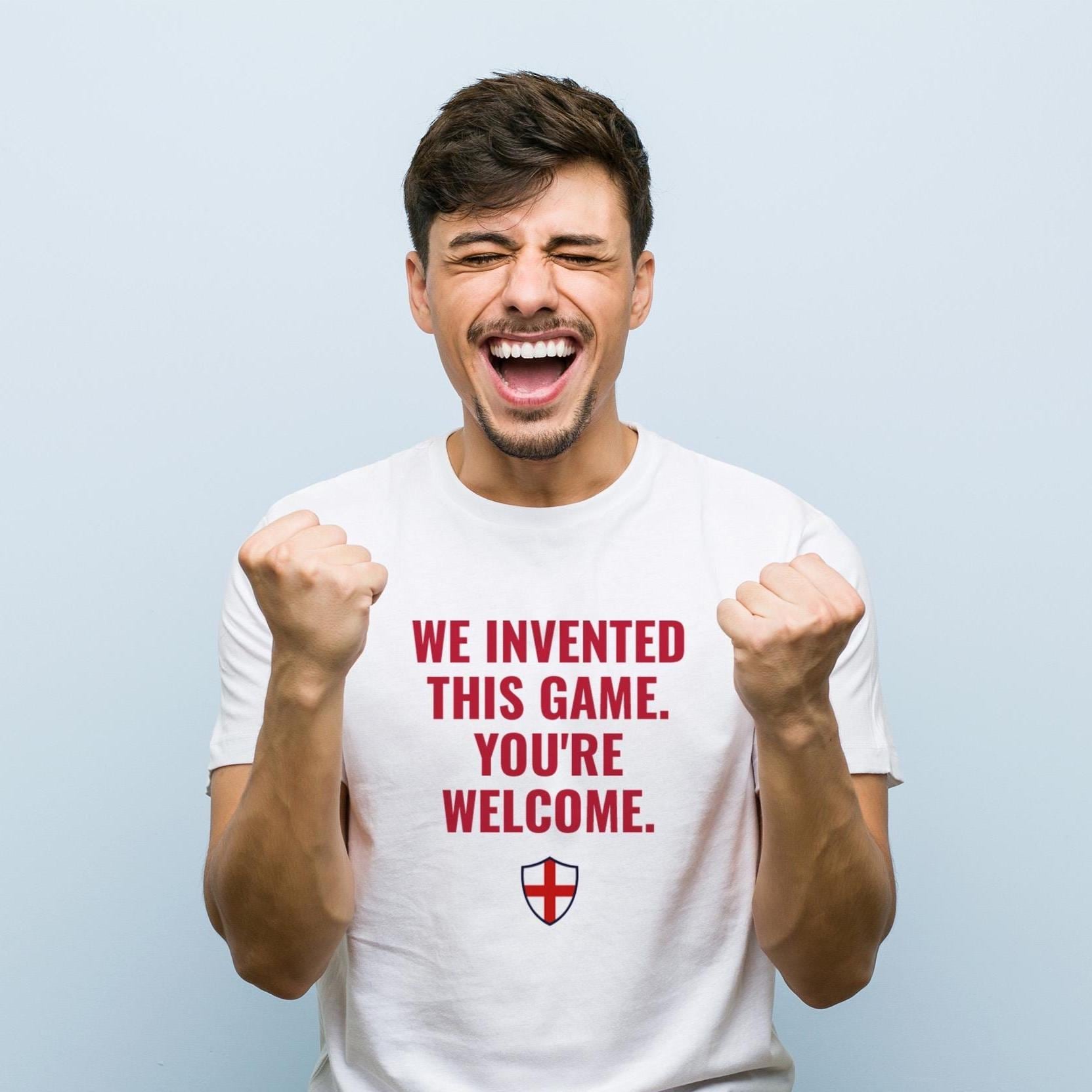 Invented the Beautiful Game World Cup 2026 T-Shirt Funny England Football Fan Gift for Match Day