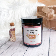 Just A Little Note To Say I Love You Candle Valentine'S Day Birthday Thank You Anniversary Gift For Her Him