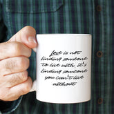 Love Quote Mug – Romantic Anniversary or Valentine Gift for Him or Her