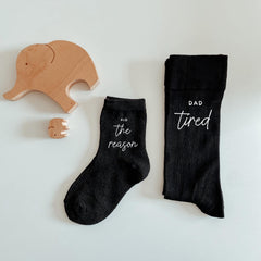 Matching Dad and Kid Socks, Funny Father’s Day Gift, Socks Set
