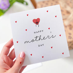 Mother's Day Card Cute Heart Design Thoughtful Gift for Mum Grandma Nanny Special Keepsake Card for Her Mummy Mama Auntie Grandma Nanny Nan