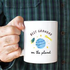 Mug Gift for Grandad Best Grandad on the Planet Gift Father's Day Birthday Christmas Keepsake Funny Coffee Cup