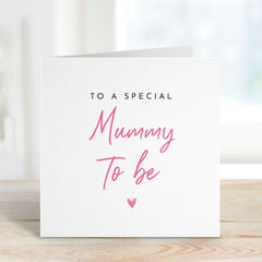 Mummy to Be Card Baby Shower Mother's Day Card Thoughtful Gift for Mum to Be Pregnancy Keepsake Card for Expecting Mother