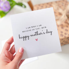 Mum's heartfelt Mother's Day card for a special Mum Appreciation Gift to Celebrate her love and strength Gift Card for Mummy Love You Mama