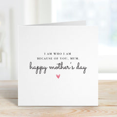 Mum's heartfelt Mother's Day card for a special Mum Appreciation Gift to Celebrate her love and strength Gift Card for Mummy Love You Mama
