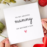 Nanny Card Thoughtful Gift for Nanny Mother's Day Birthday Card for Nanny Appreciation Keepsake Card for Special Grandmother Mothers Day