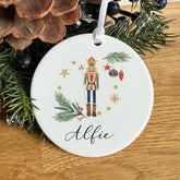 Nutcracker or Ballerina Christmas Ornament with Name Gift for Boy Girl Son Daughter Grandson Granddaughter Nephew Niece Keepsake Gift