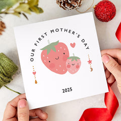 Our First Mothers Day Card Cute Mum Son Daughter Baby Personalised New Mum Card 1st Mothers Day Gift from Baby Mama Baby Card