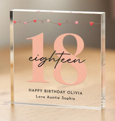 Personalised 30th Birthday Gift for Her Niece Sister Friend Colleague Keepsake for Her Thoughtful 30 Milestone Gift Thirty Thirtieth