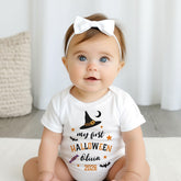 Personalised Baby First Halloween Bodysuit My First Halloween Baby Girl Outfit