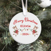 Personalised Christmas Ornament for Kids Xmas Keepsake Bauble Gift For Daughter Son Grandchildren Nephew Niece Grandson Grandchildren
