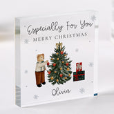 Personalised Christmas Ornament Plaque, Custom Acrylic Decor, Christmas Gift