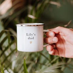 Personalised Dad Mug, Custom Father Gift from Daughter, Father’s Day Cup