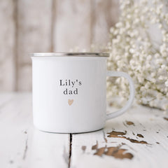Personalised Dad Mug, Custom Father Gift from Daughter, Father’s Day Cup