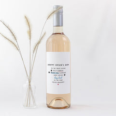 Personalised Dog Dad Father’s Day Gift Wine or Prosecco Label Funny Pet Lover Gift Dog Owner Keepsake Pawsome Bottle Sticker