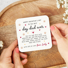 Personalised Dog Dad Valentine’s Day Mug – Funny Valentine Present for Pet Lover