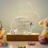 Personalised Easter Bunny LED Acrylic Plaque Night Light - Gift for Nephew Niece