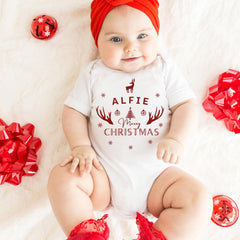 Personalised Family Christmas Jumper – Mummy Daddy Baby Matching Sweatshirt