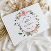 Personalised Family Linen Cover Photo Album – A4 Size Wedding Memory Book