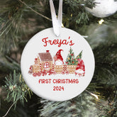 Personalised First Christmas Ornament 1st Xmas Bauble Baby’s First Christmas Tree Decoration Holiday Keepsake