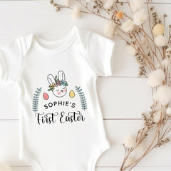 Personalised First Easter Baby Bodysuit - Gift for Daughter, Granddaughter, Niece