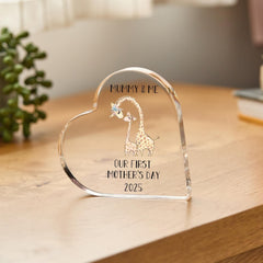Personalised First Mother's Day Gift for Mum Baby and Mummy Acrylic Block Keepsake 1st Mothers Day Present