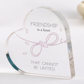 Personalised Friendship is a knot that cannot untied Keepsake Gift for Her Friend Christmas Thank You Best Friend's Birthday Soul Sister