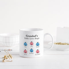 Personalised Grandpa Mug / Father’s Day Gift with Grandchildren Names / Grandad Birthday Present