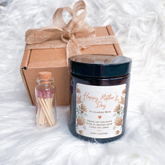 Personalised Happy Mother's Day Scented Soy Wax Vegan Candle, With Your Own Text, First Mother's Day, 1St