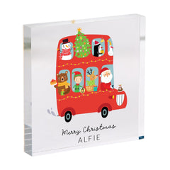 Personalised Kids Christmas Gift Acrylic Plaque Keepsake for Child Nephew Niece or Grandchild