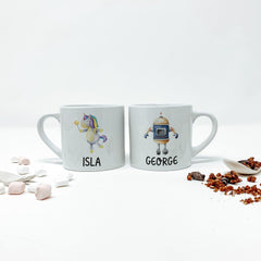 Personalised Kids Mug With Child's Name Christmas Birthday Gift For Boy Girl Xmas Present