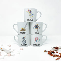 Personalised Kids Mug With Child's Name Christmas Birthday Gift For Boy Girl Xmas Present