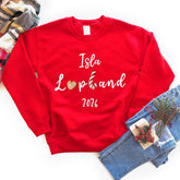 Personalised Lapland Christmas Jumper, Matching Family Christmas Sweatshirt