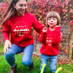 Personalised Lapland Trip Christmas Jumper, Matching Family Xmas Sweatshirt, Kids and Adults