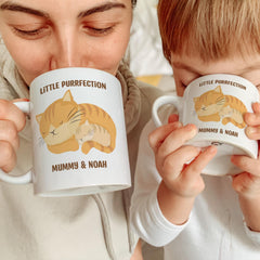 Personalised Mum & Child Mug Gift - Custom Mother’s Day Set