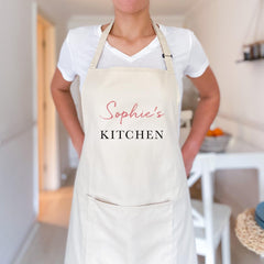 Personalised Mum’s Kitchen Apron and Towel Gift Set – Mother’s Day Present