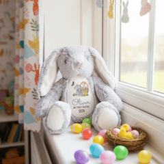 Personalised My First Easter Bunny Plush Toy with name, 35 cm First Easter Gift 2025