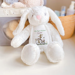 Personalised My First Easter Bunny With Name Baby Boy 1st Easter Gift 35 Cm Keepsake Teddy Rabbit Toys