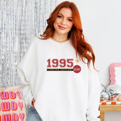 Personalised Retro Year Jumper Vintage Birthday Sweatshirt Limited Edition Gift for Men or Women 18th 21st 30th 40th 50th 60th