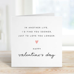 Romantic Valentine's Day Card for Husband Wife Boyfriend Girlfriend Partner Thoughtful Love Card for Him or Her Heartfelt Gift